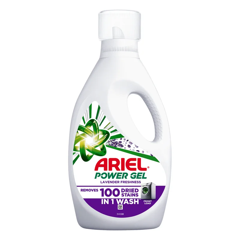 Ariel Power Gel Front Load Liquid Detergent - Lavender Freshness