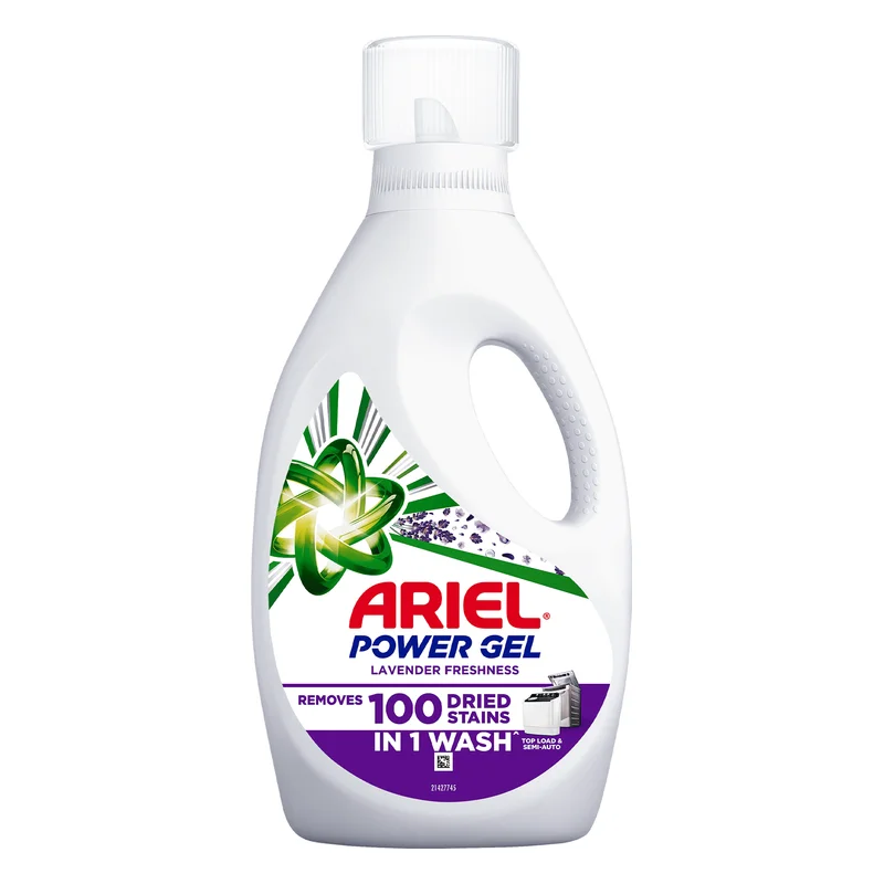 Ariel Power Gel Top Load & Semi Auto Liquid Detergent - Lavender Freshness