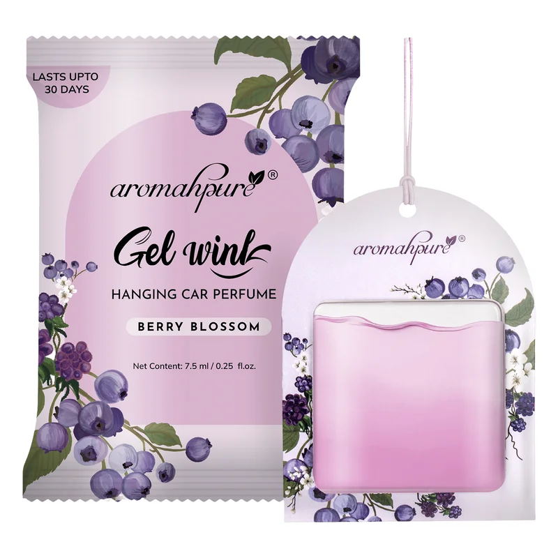 Aromahpure Gel Wink Hanging Car Perfume - Berry Blossom