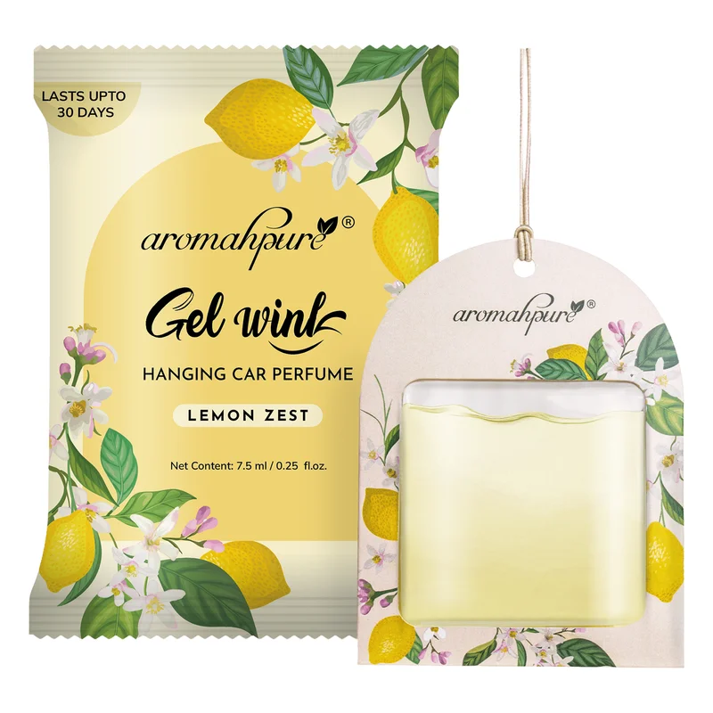 Aromahpure Gel Wink Hanging Car Perfume - Lemon Zest