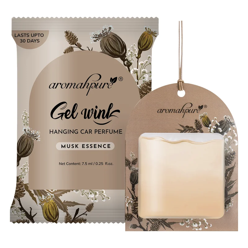 Aromahpure Gel Wink Hanging Car Perfume - Musk Essence