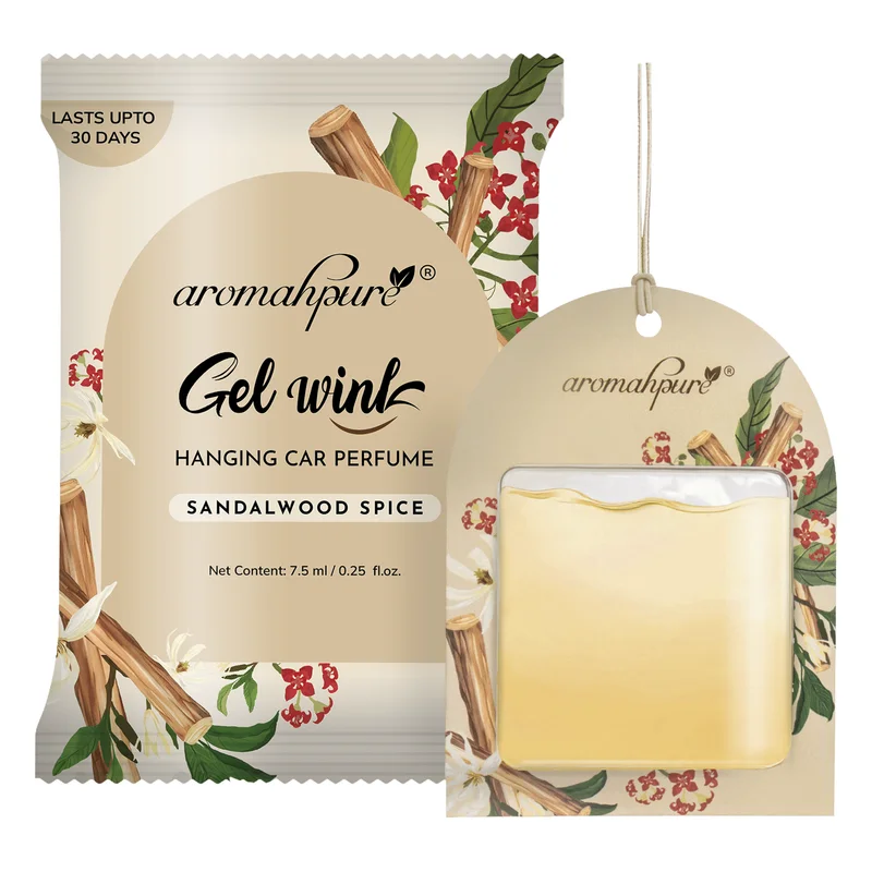 Aromahpure Gel Wink Hanging Car Perfume - Sandalwood Spice
