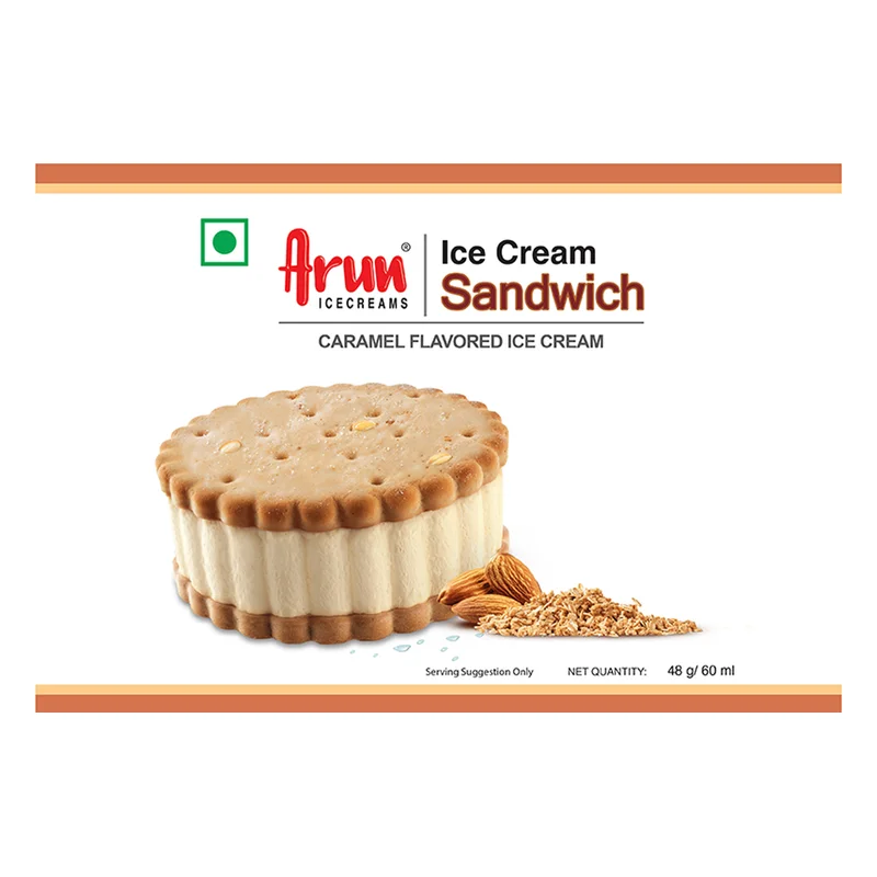 Arun Caramel Ice Cream Sandwich