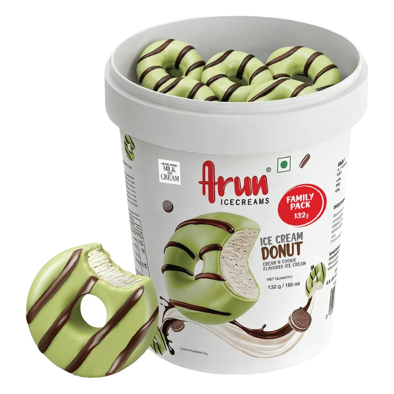 Arun Cream N Cookie Ice Cream Donut