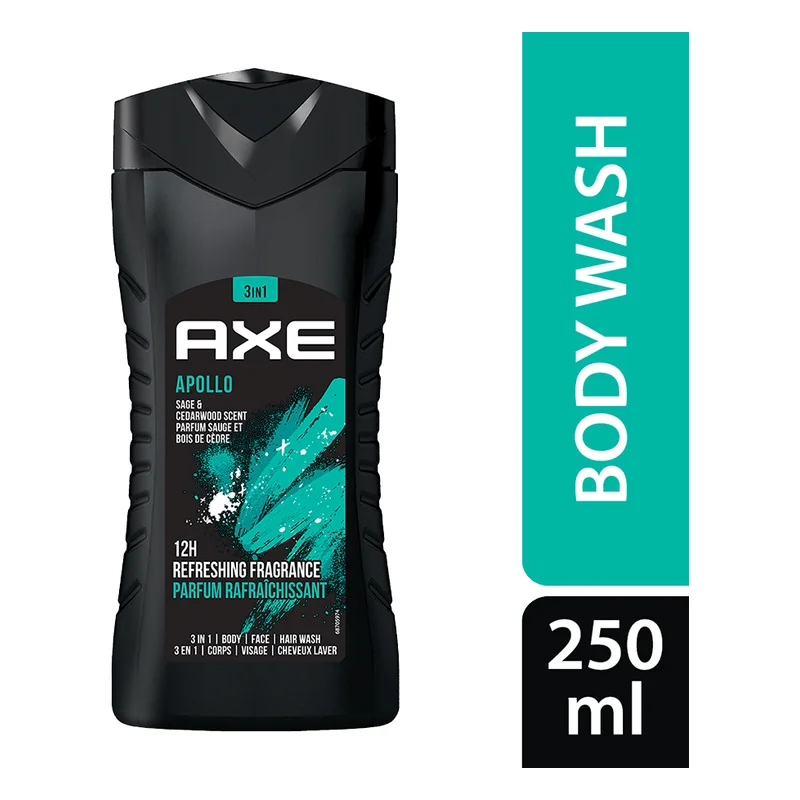 Axe Apollo 3 In 1 Body Wash