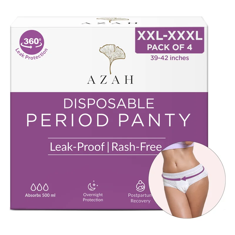 Azah Leak Proof Disposable Period Panty - XXL-XXXL