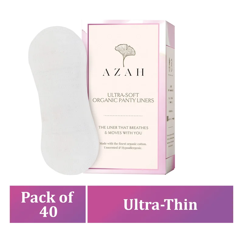 Azah Ultra-Soft Organic Cotton Panty Liners