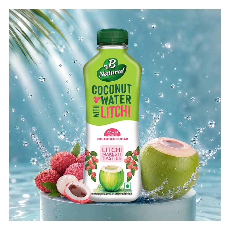 B Natural Coconut Water with Litchi