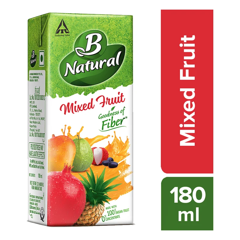 B Natural Mixed Fruit Juice
