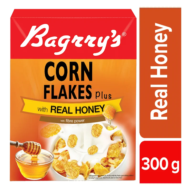Bagrry's Corn Flakes Plus - Real Honey