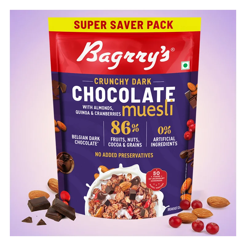 Bagrry's Crunchy Dark Chocolate Muesli