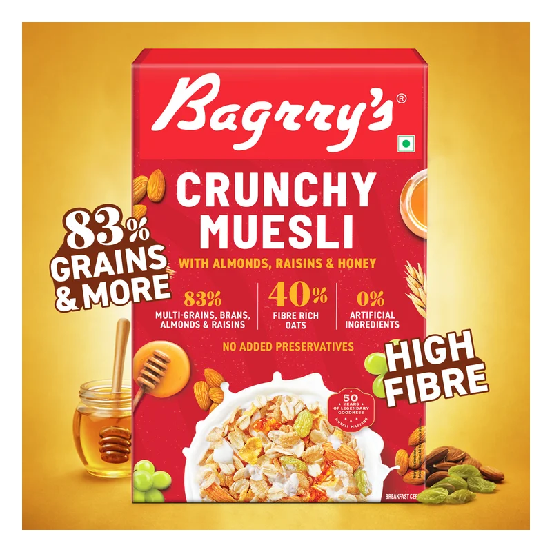 Bagrry's Crunchy Muesli with Almonds, Raisins & Honey
