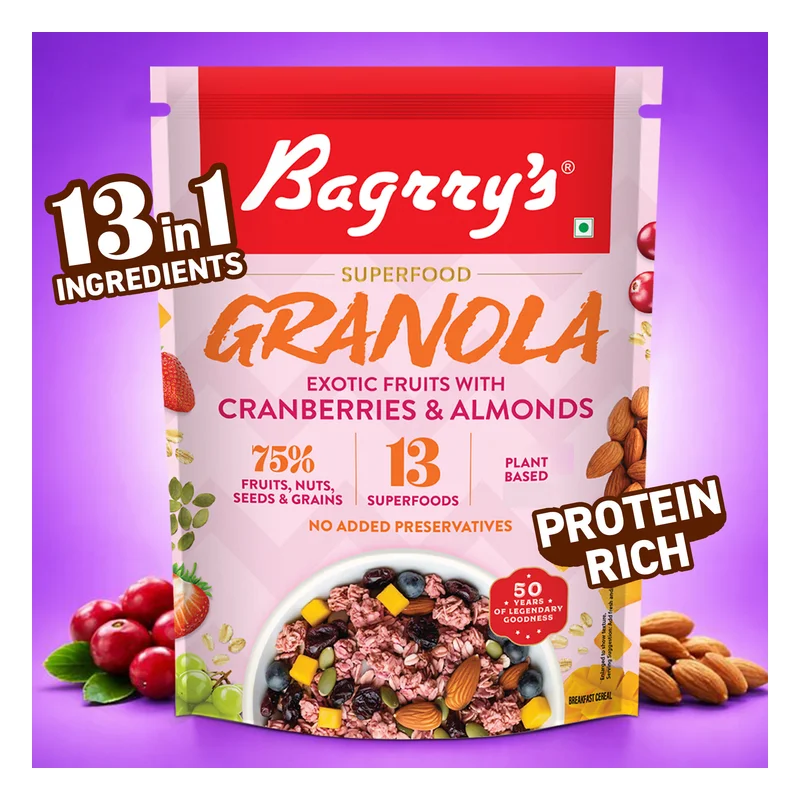 Bagrry's Exotic Fruits Granola