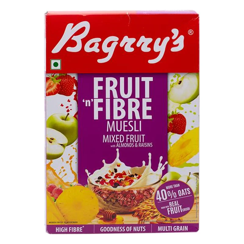 Bagrry's Fruit N Fibre Mixed Fruit Muesli