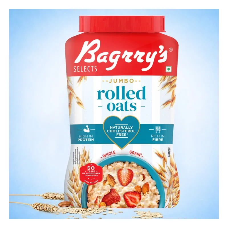 Bagrry's Jumbo Rolled Oats (Jar)