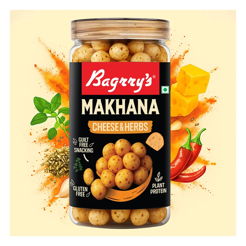 Bagrry's Makhana - Cheese & Herbs