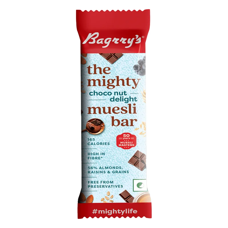 Bagrry's The Mighty Muesli Bar - Choco Nut Delight