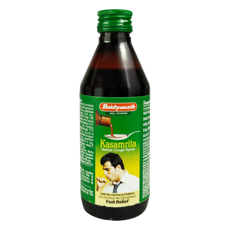 Baidyanath Kasamrit Herbal Cough Syrup