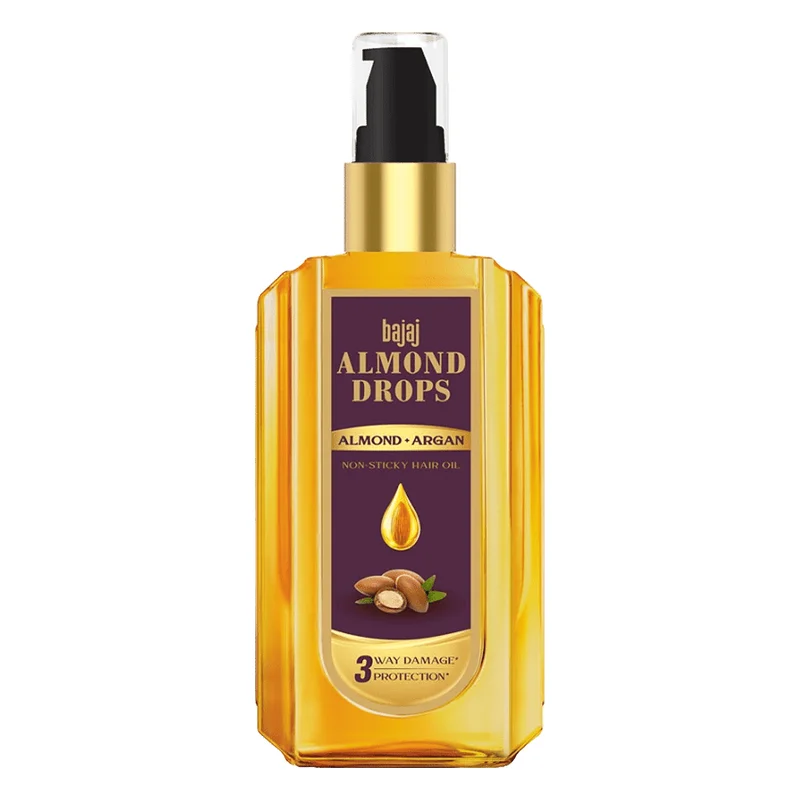 Bajaj Almond Drops Almond & Argan Hair Oil