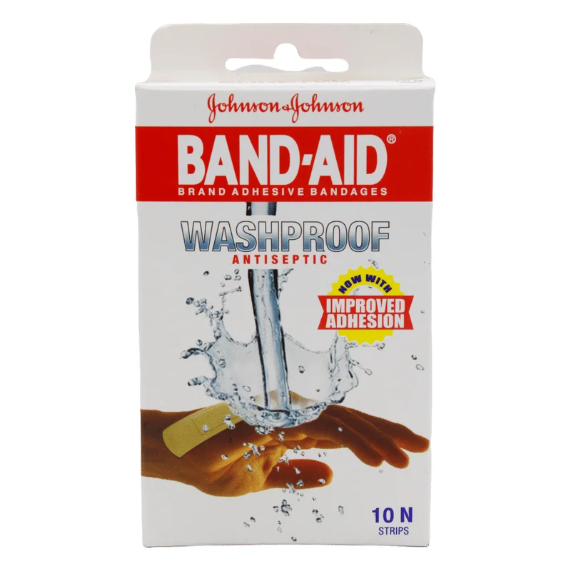 Band-Aid Antiseptic Washproof Bandages