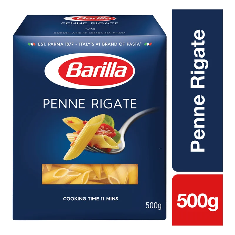 Barilla Penne Rigate Durum Wheat Pasta