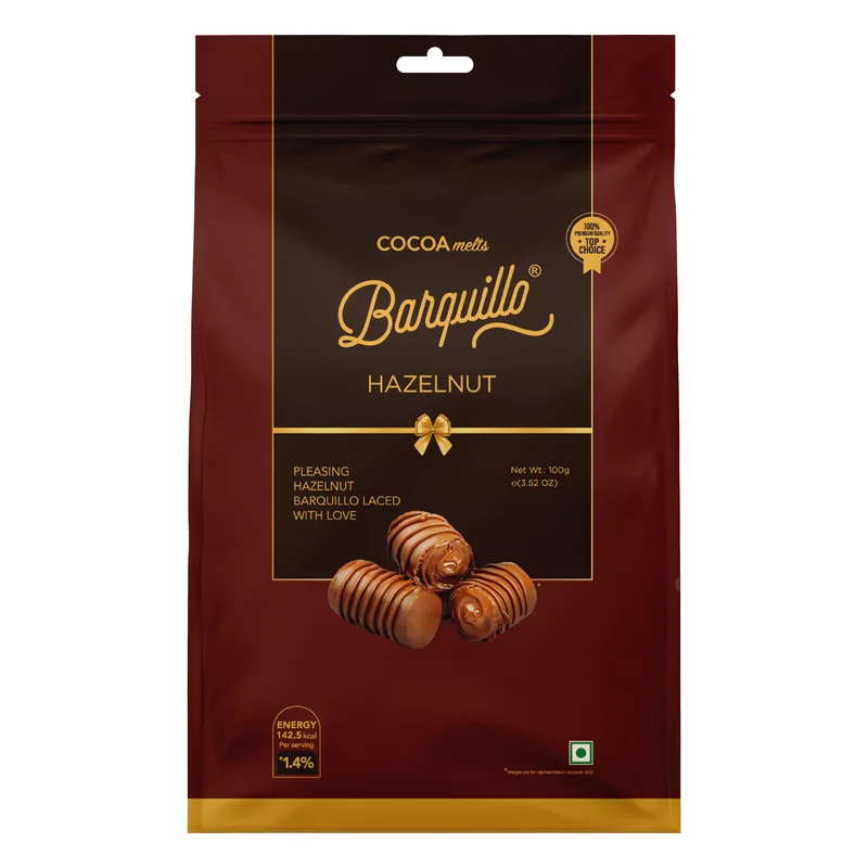 Barquillo Cocoa Melts Hazelnut Chocolate