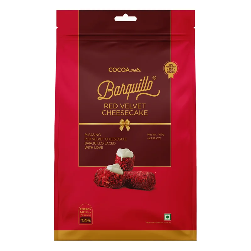 Barquillo Cocoa Melts Red Velvet Cheesecake Chocolate