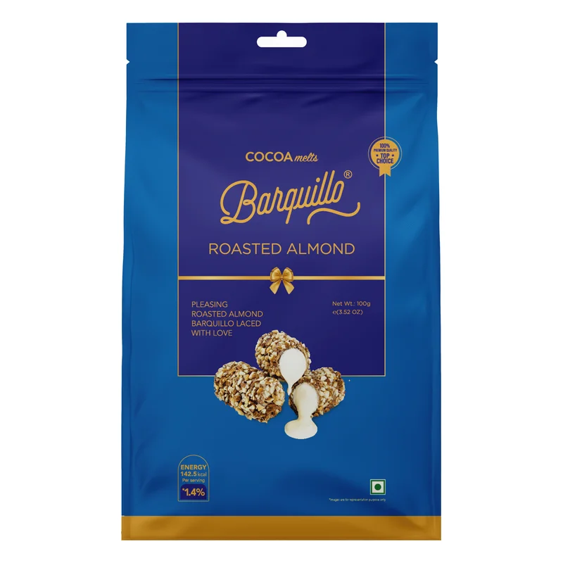 Barquillo Cocoa Melts Roasted Almond Chocolate