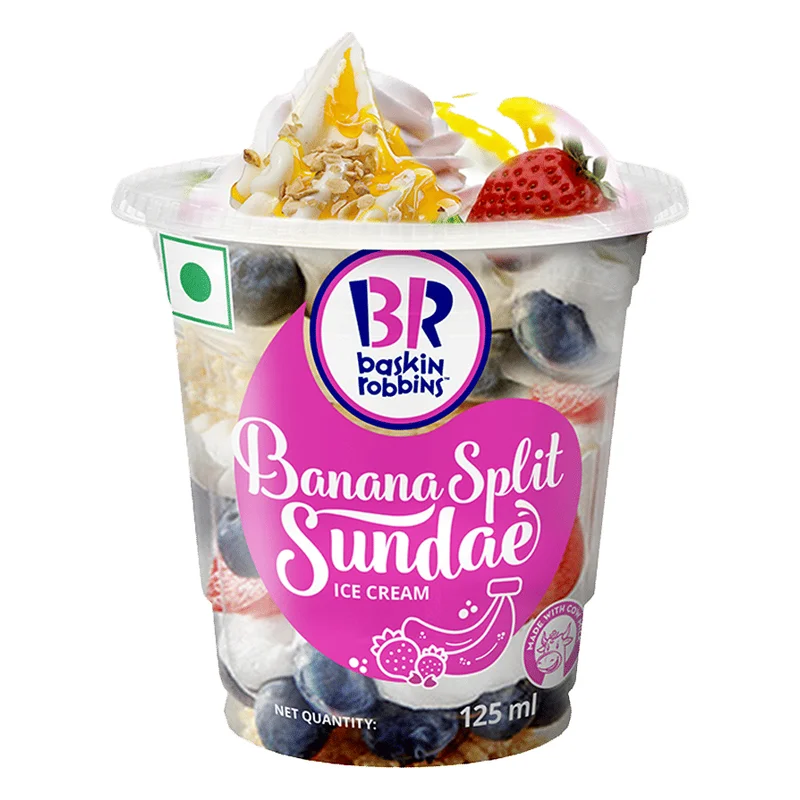 Baskin Robbins Banana Split Sundae