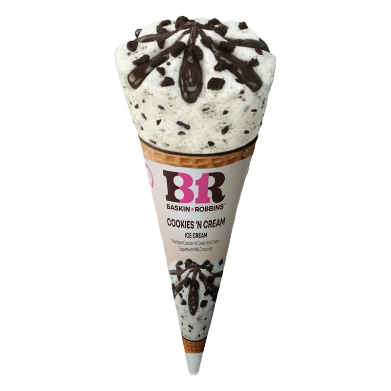 Baskin Robbins Cookies N Cream Cone