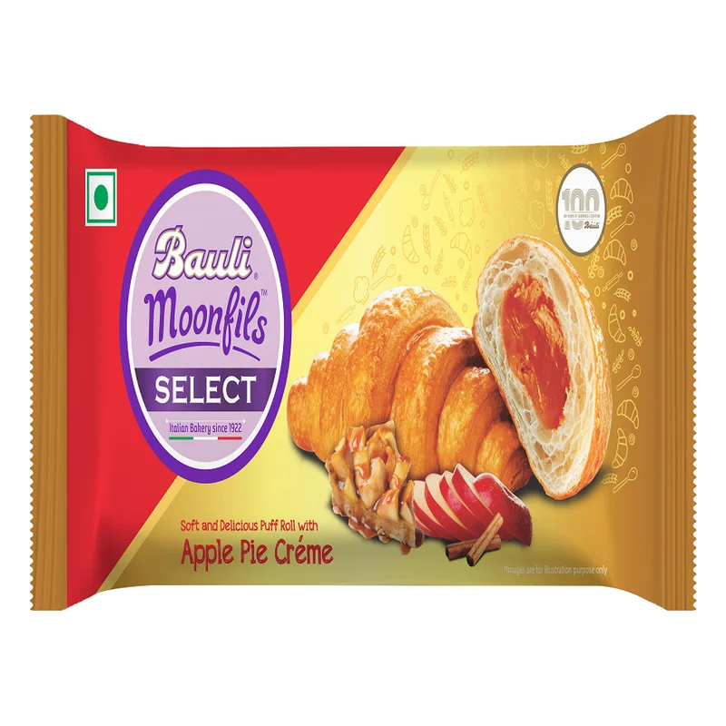 Bauli Moonfils Puff Roll - Apple Pie Creme