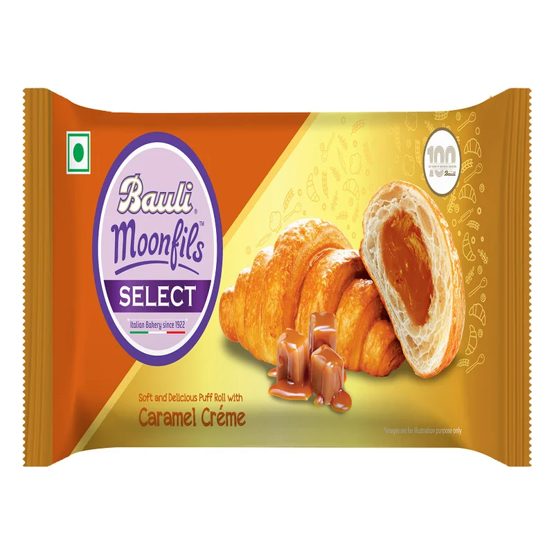 Bauli Moonfils Puff Roll - Caramel Creme