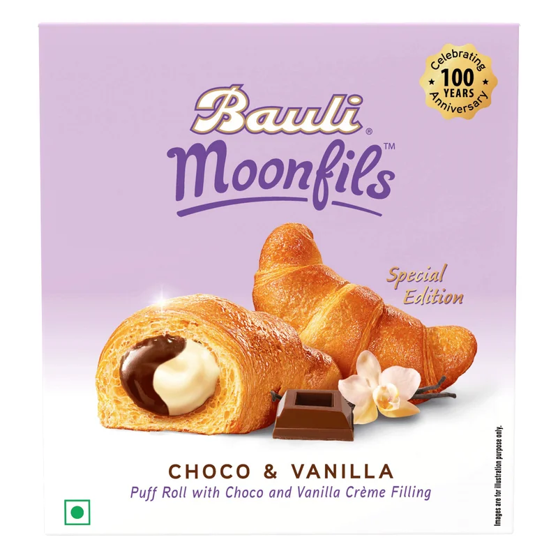 Bauli Moonfils Puff Rolls - Choco & Vanilla