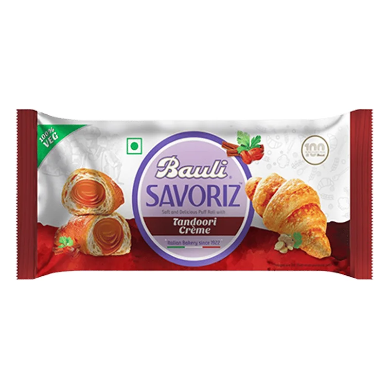 Bauli Savoriz Puffed Roll - Cheese Tandoori