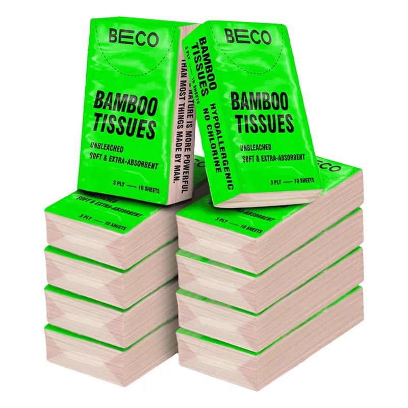 Beco Bamboo Pocket Tissues 3 Ply