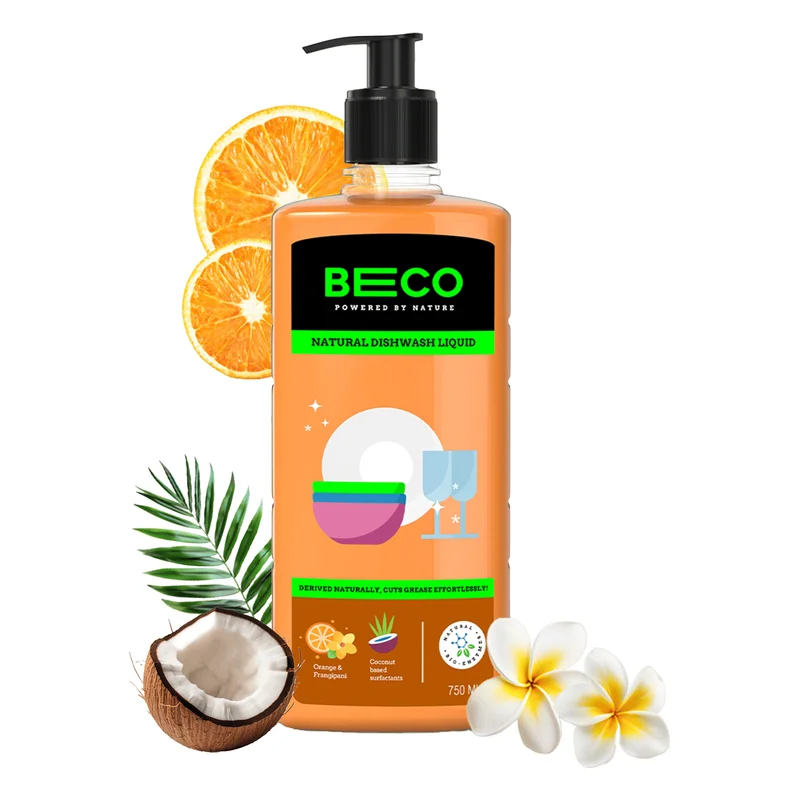 Beco Natural Dishwash Liquid - Orange