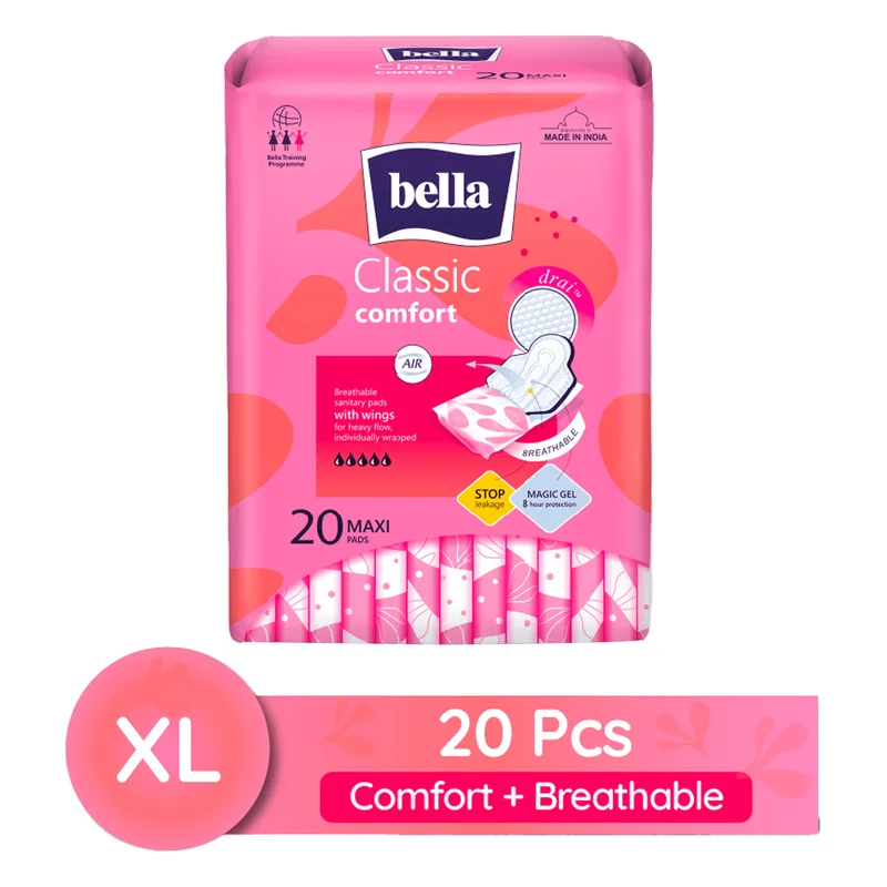 Bella Classic Comfort Drai Sanitary Pads - XL