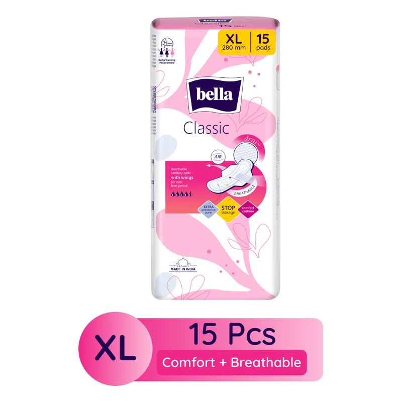 Bella Classic Drai Sanitary Pads - XL