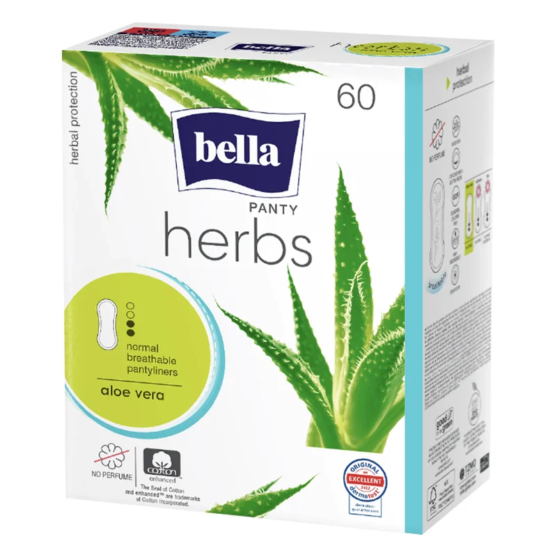Bella Panty Herbs Pantyliners with Aloe Vera