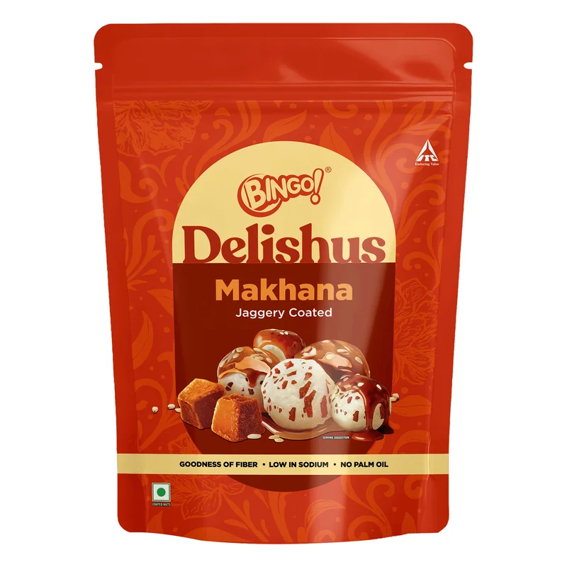 Bingo! Delishus Jaggery Coated Makhana