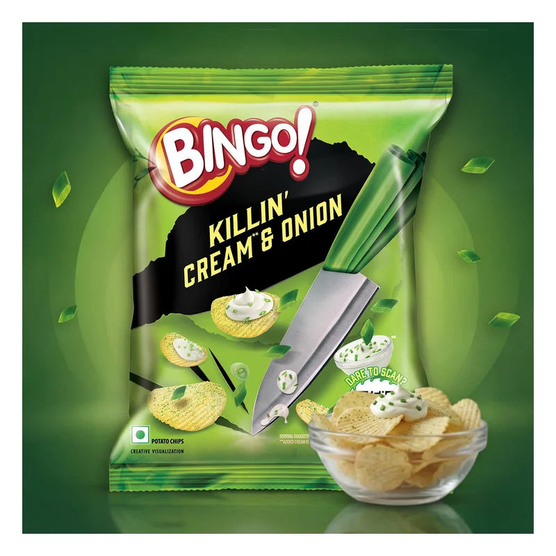 Bingo! Killin' Cream & Onion Potato Chips