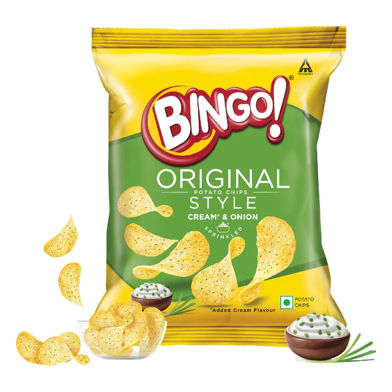 Bingo! Original Style Cream & Onion Potato Chips