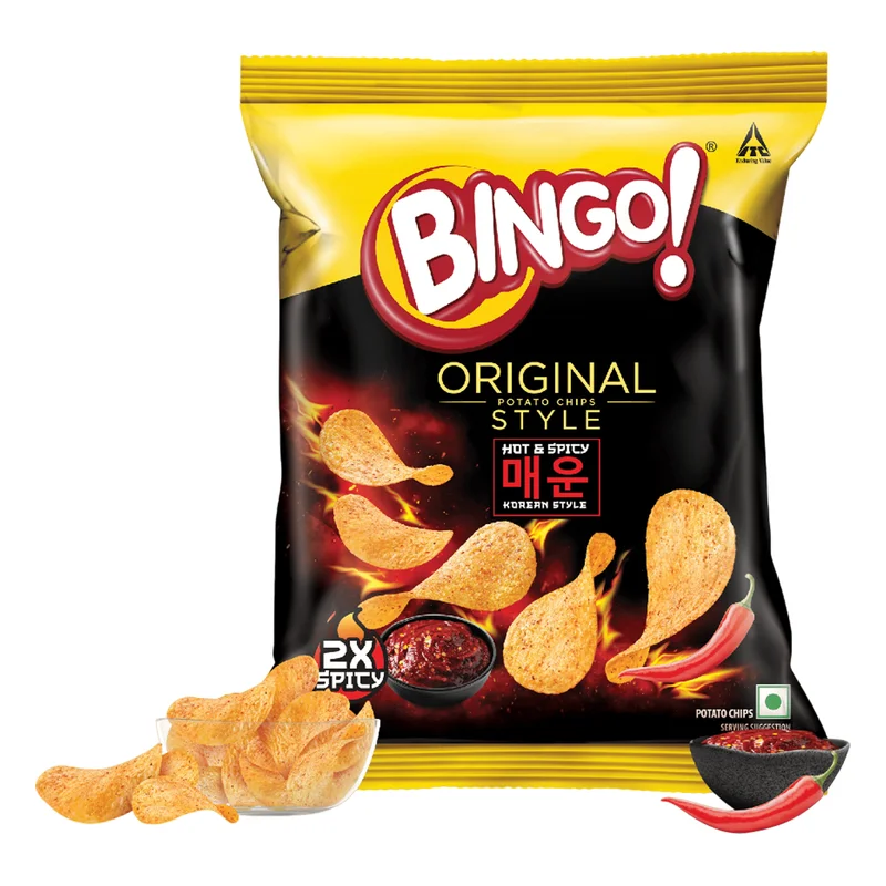 Bingo! Original Style Korean Hot & Spicy Potato Chips
