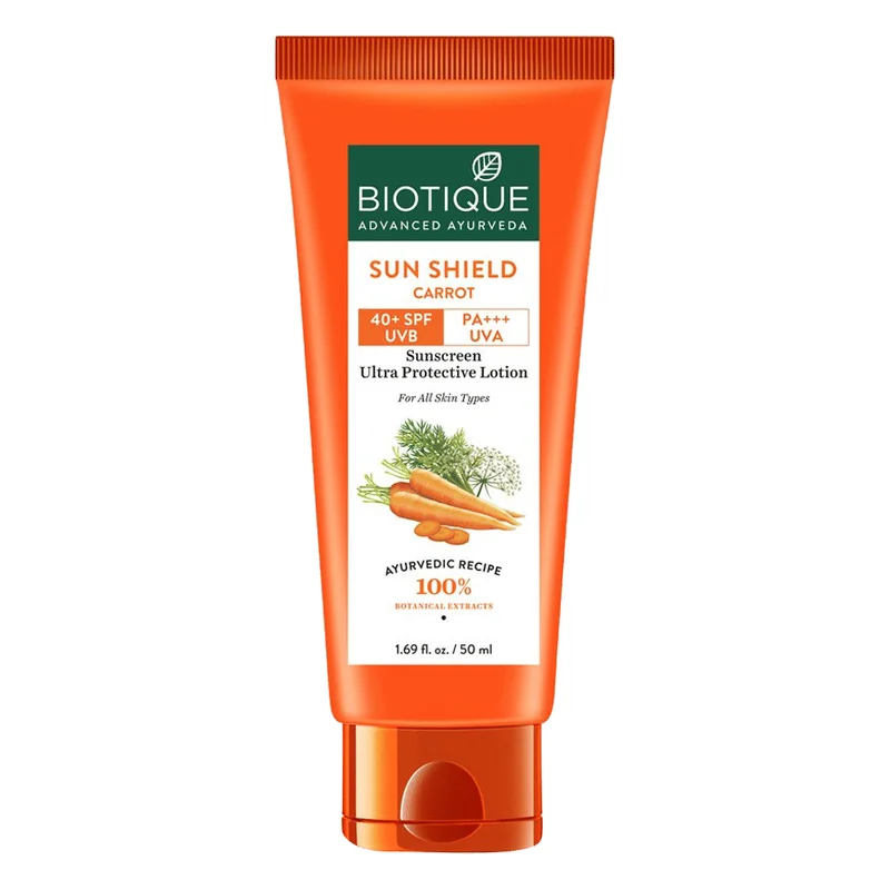 Biotique Carrot SPF 40 Sunscreen Lotion
