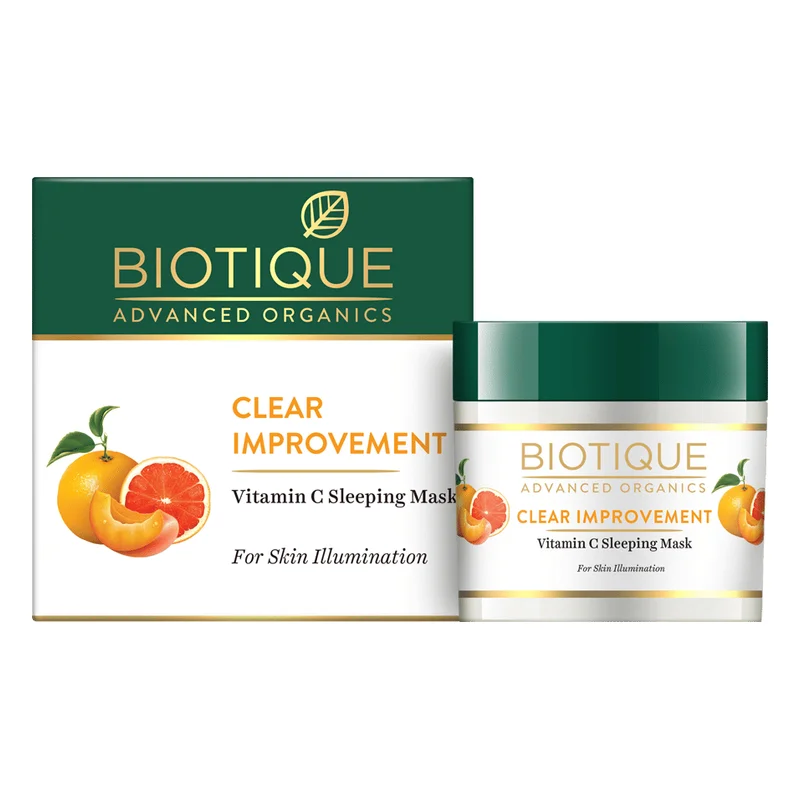 Biotique Clear Improvement Vitamin C Sleeping Mask