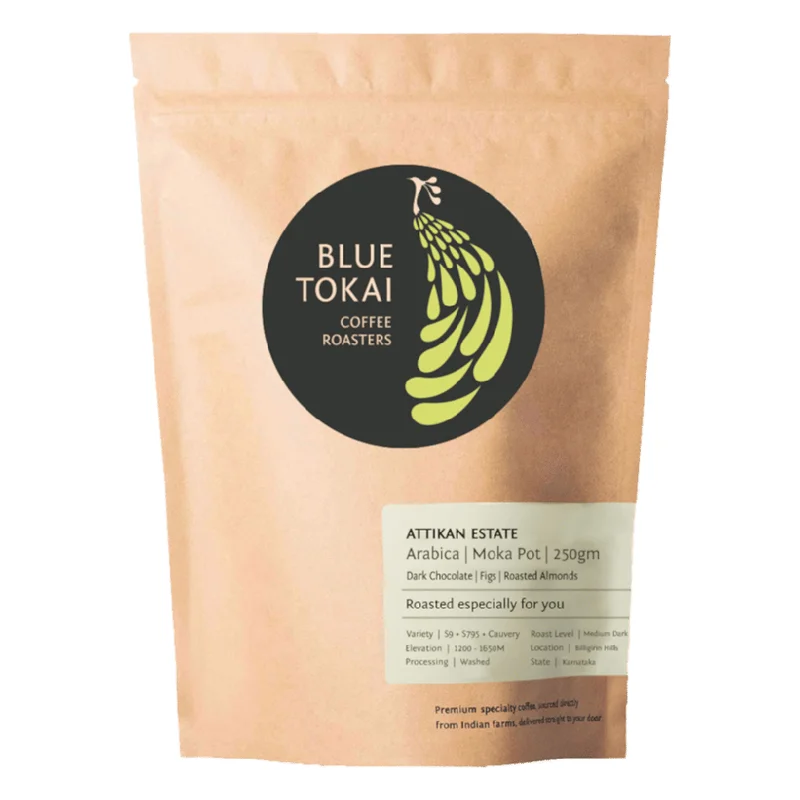 Blue Tokai Attikan Estate Moka Pot Grind Coffee
