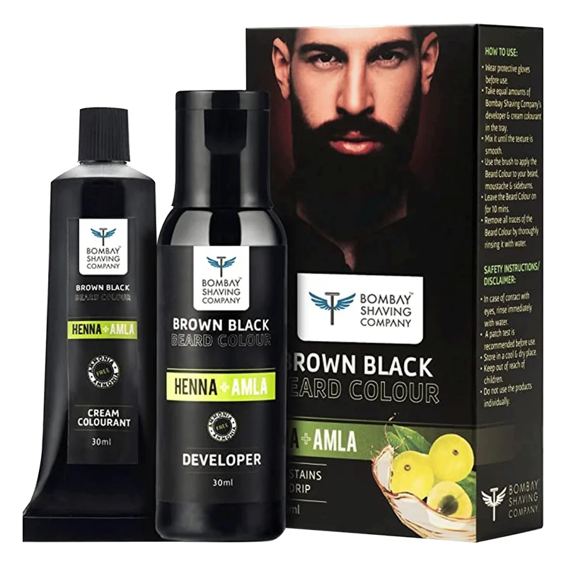 Bombay Shaving Company Brown Black Beard Colour