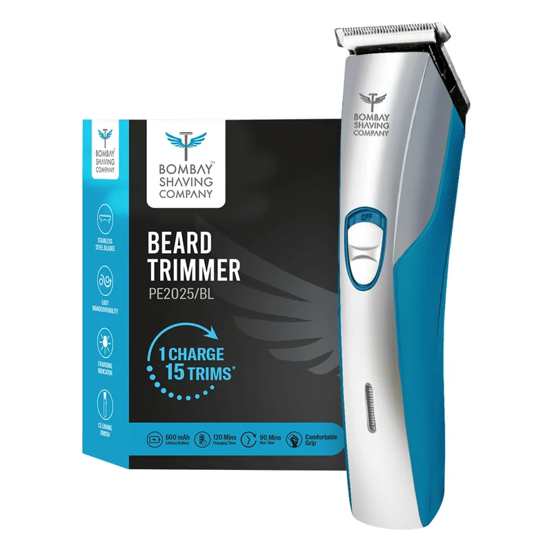 Bombay Shaving Company Electric Beard Trimmer - Blue