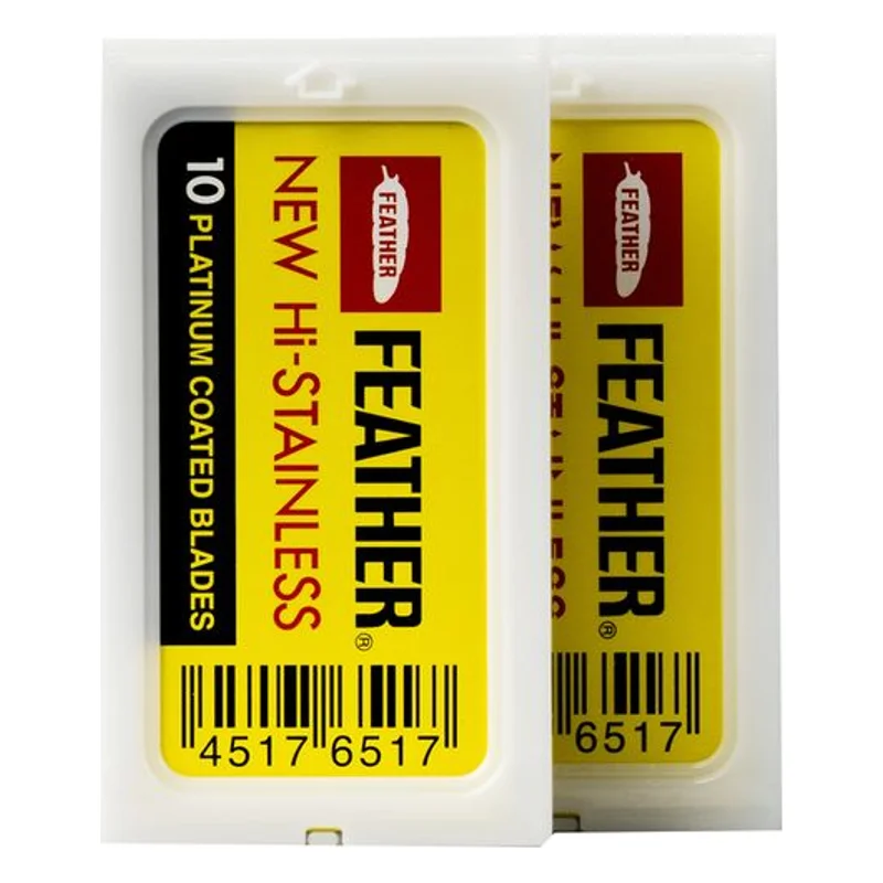Bombay Shaving Company Feather Platinum Coated Razor Blades