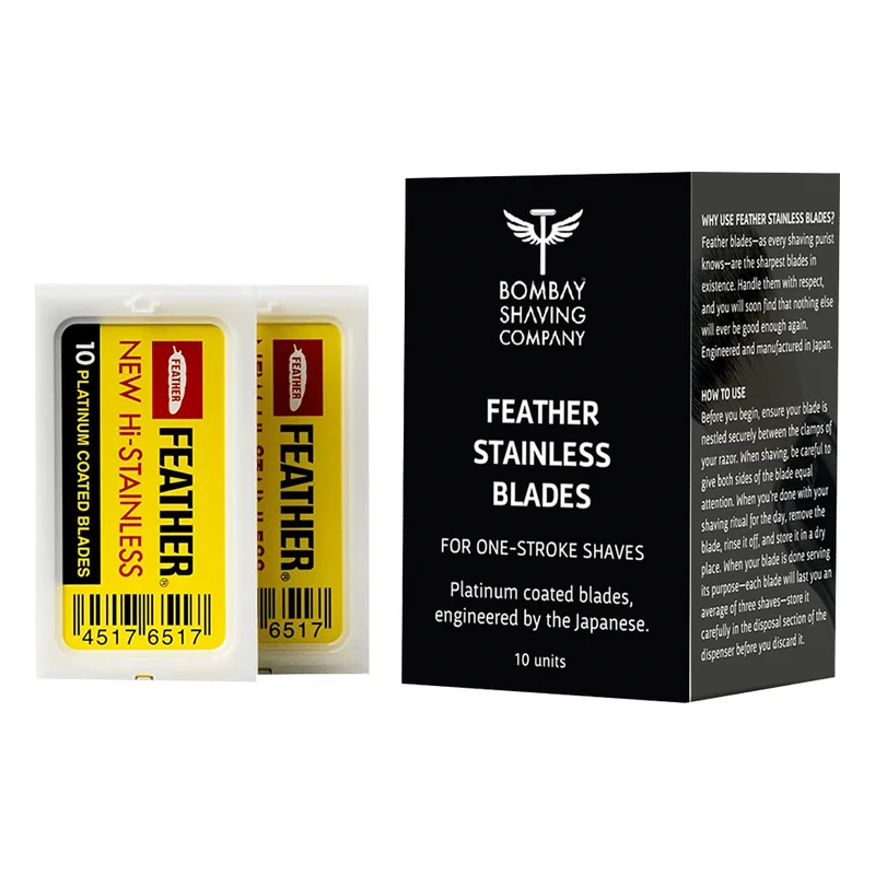Bombay Shaving Company Feather Stainless Steel Blades